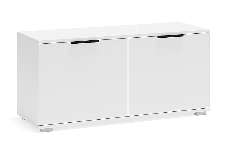 Шкаф за антре CLIF ST - 100 бял
