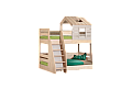 Двуетажно детско легло MY HOUSE - ляво