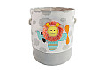 Кош за играчки, дрехи, пране, сгъваем, с удобни дръжки, за детска стая, спалня, дневна - Лъвче