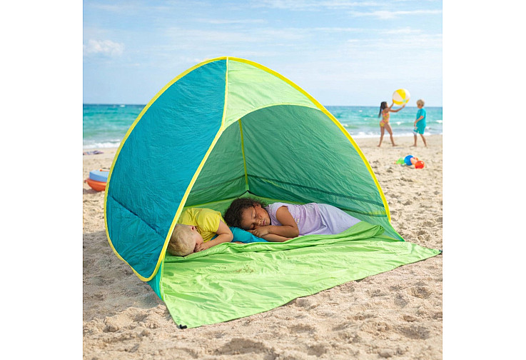 Детска Pop-Up Палатка GINGER HOME с UV Защита 50+ – Лека, Сгъваема, за Плаж и Градина, 165×150×110 см