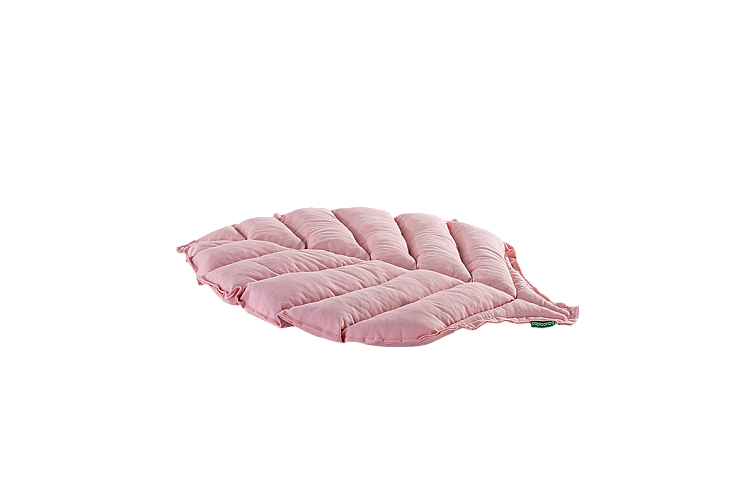 Детска възглавница PINK HOUSE листо - розова