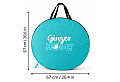 Детска Pop-Up Палатка за Игра GINGER HOME с UV Защита 50+ – Кръгла, Лека и Сгъваема, за Плаж и Градина, 150×150×90 см