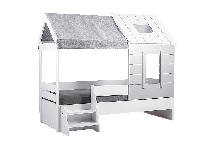 Детско легло къща WHITE HOUSE - 90 x 200