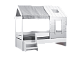 Детско легло къща WHITE HOUSE - 90 x 200