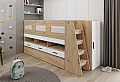 Детски комплект СИТИ 5052 - двуетажно легло, бюро и гардероб в едно bunk bed за модерна детска стая