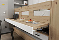 Детски комплект СИТИ 5052 - двуетажно легло, бюро и гардероб в едно bunk bed за модерна детска стая