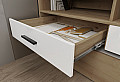 Детски комплект СИТИ 5052 - двуетажно легло, бюро и гардероб в едно bunk bed за модерна детска стая