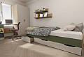 Единично легло с чекмеджета Сити 2050 за матрак 90 x 200 см