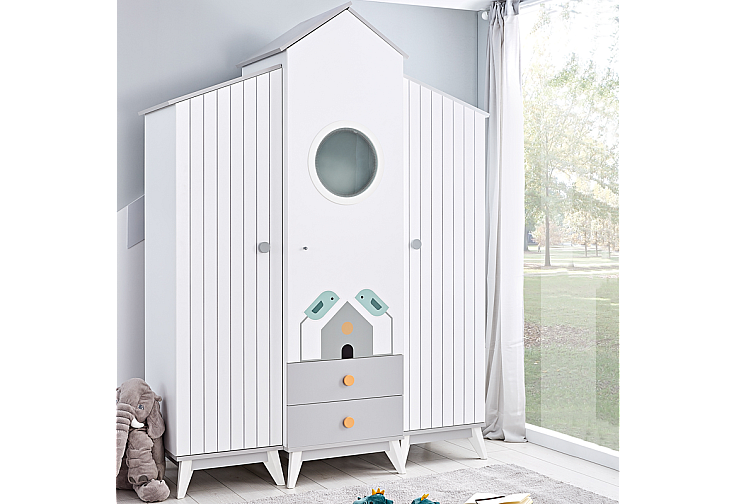 Еднокрилен гардероб къщичка BIRD HOUSE
