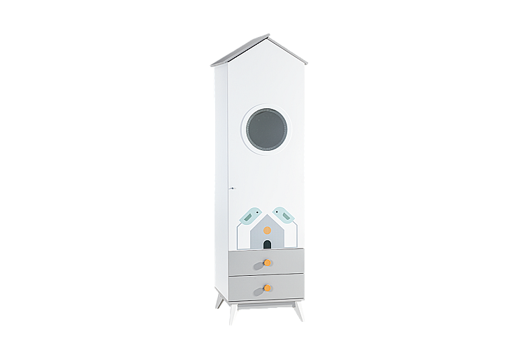 Еднокрилен гардероб къщичка BIRD HOUSE