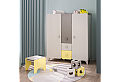 Трикрилен детски гардероб MINIA