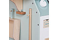 Детска Дървена Пералня 3 в 1 с Мивка с Течаща Вода и Сушилня GINGER HOME, 86×32×90 см