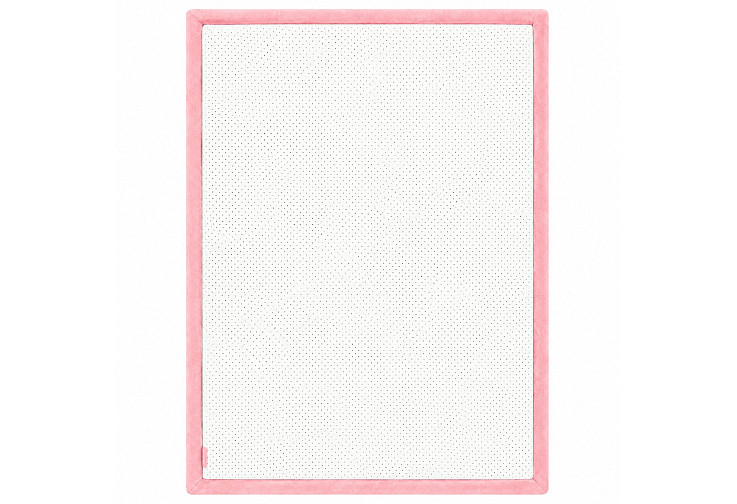 Детски мемори килим LOLLA, 150x200 см, 3,5 см дебелина, кадифено мек водоустойчив горен слой, мемори пяна, противохлъзгаща основа, розов