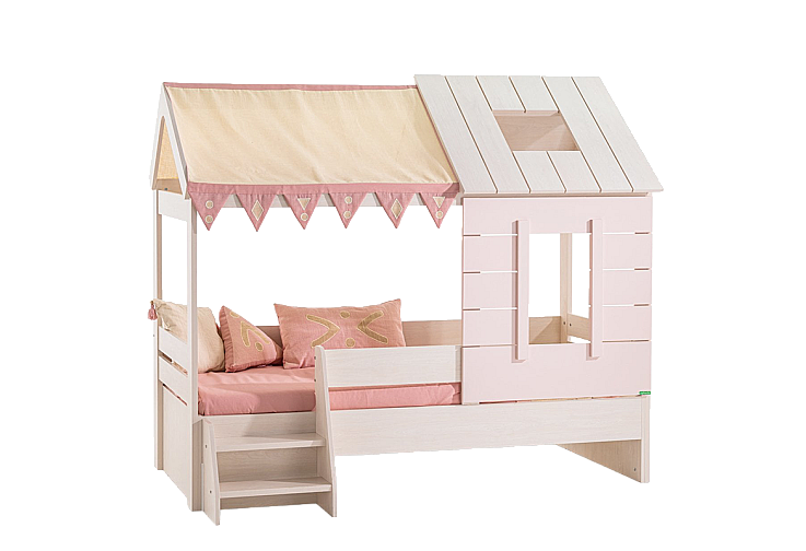 Детско легло къща PINK HOUSE - 90 х 200