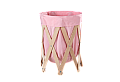 Кош за играчки WOODBA - розов