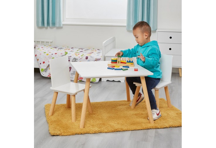 Детска маса с 2 столчета GINGER HOME комплект от дърво