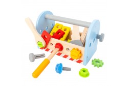 Дървени инструменти в кутия за носене, комплект за игра, 22х12х15 см