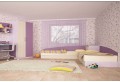 Детска стая ТОМАС - пясъчен дъб / лилаво / виолет