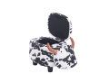 Детска табуретка с ракла - черно-бяла крава