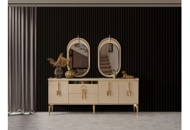 Конзолен шкаф със стенно огледало GOCEK