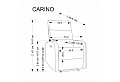 Фотьойл CARINIO с функция масаж сив