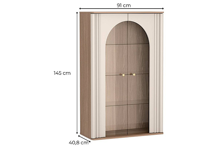 Витрина ENZO EO-3 кашмир/боливар натурал