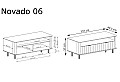 Малък ТВ шкаф NOVADO NO-6 бяло
