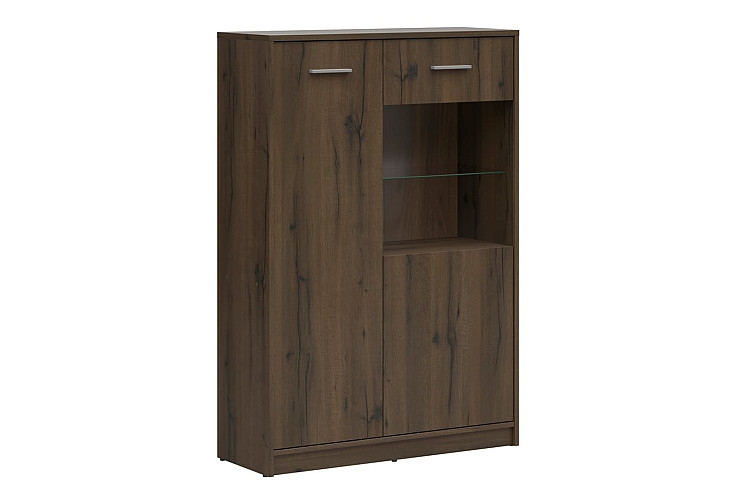 Ниска витрина NEPO PLUS REG1D1W/90 дъб нобле