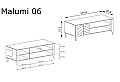 ТВ Шкаф MALUMI MM-6 черно