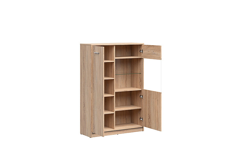 Ниска витрина NEPO PLUS REG1D1W/90 дъб сонома