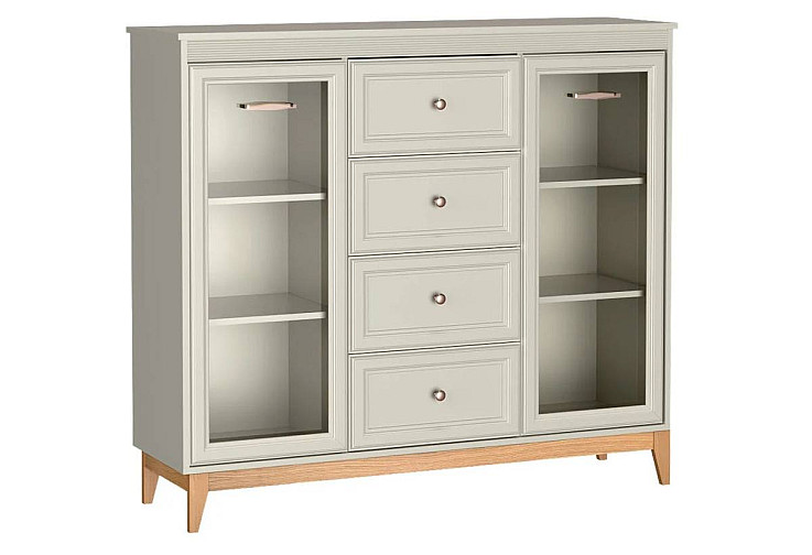 Витрина с четири чекмеджета WINDSOR W-7 кашмир
