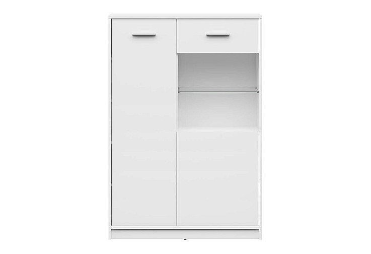 Ниска витрина NEPO PLUS REG1D1W/90 бяло