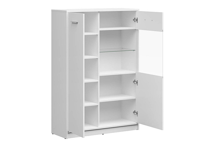 Ниска витрина NEPO PLUS REG1D1W/90 бяло