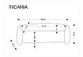 Табуретка с място за съхранение FICARIA кремава