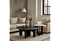 Комплект холни маси BALDER - черен-бял
