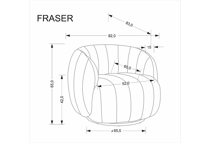 Фотьойл FRASER кремав