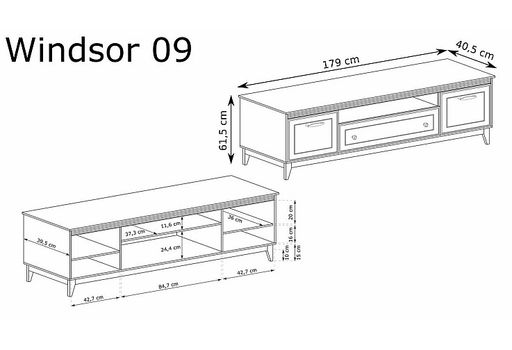 ТВ Шкаф WINDSOR W-9 кашмир