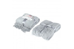 Плетено одеяло Мерилин 130/170 см сиво