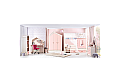 Комплект детско шалте и декоративна възглавница PINK HOUSE