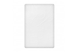 Долен чаршаф 240/260 см бяло памучен сатен
