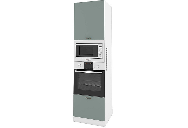 Колонен кухненски шкаф Сити БФ-Олив мат-11-48 60 см