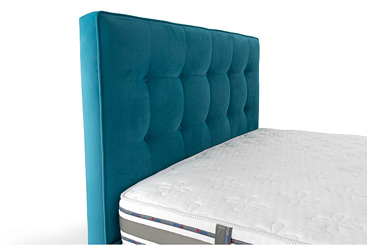 Тапицирано легло Boxspring Spark 10 Морско син
