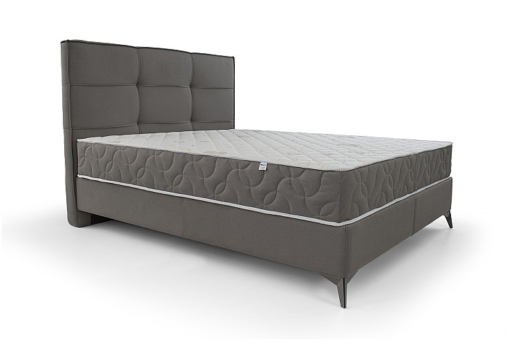 Тапицирано легло Boxspring сиво Avalon B2 Aria 17 K1 Black