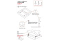 Тапицирано легло Boxspring сиво Belajio B4 Aria 17 K3