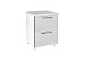 Кухненски шкаф долен с две чекмеджета ALBA D60 2F PL-BOX бяло
