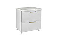 Кухненски шкаф долен с две чекмеджета ALBA D80 2F PL-BOX бяло