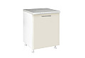Кухненски шкаф долен с една врата IN MDF D60 1V бежов гланц