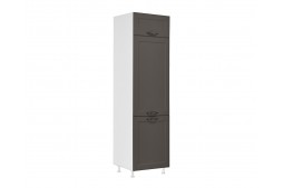 Колонен шкаф за вграден хладилник CONTEMPO FRIZ 2V сив