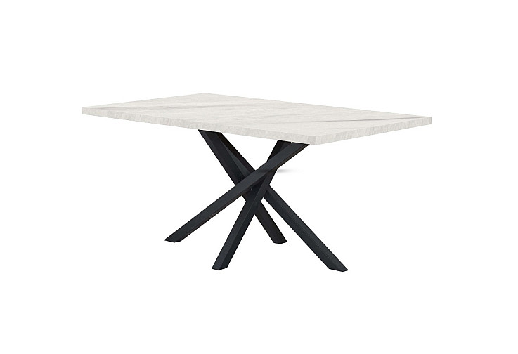 Трапезна маса PABLO X 140x80 бял мрамор