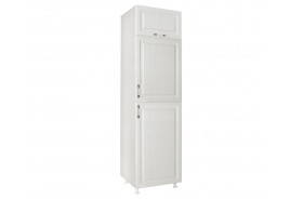 Колонен шкаф за вграден хладилник RUSTIC FRIZ 2V бял